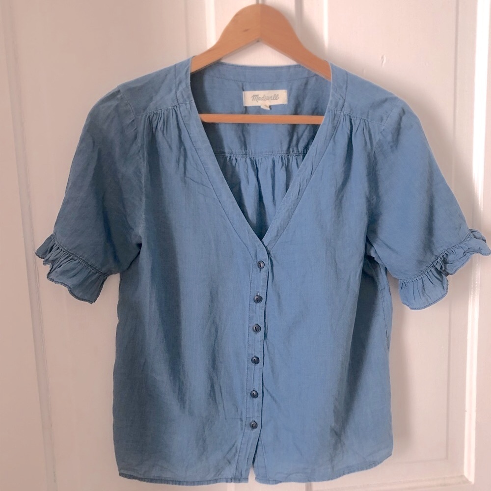 MADEWELL Chambray blouse